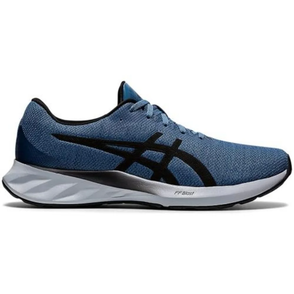 Asics Men`s Roadblast Running Shoes Grey Floss/Black - 100% authentic - Picture 2 of 8
